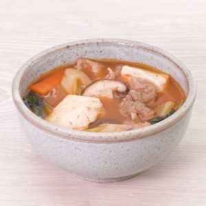 牛肉の具沢山チゲ風スープ