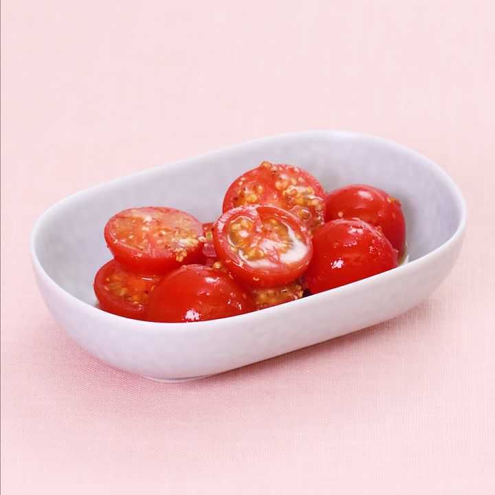 ミニトマトの粒マスタードサラダ