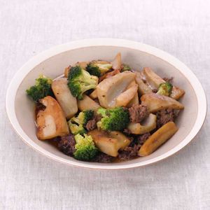 「れんこんとひき肉の中華炒め」のレシピ動画