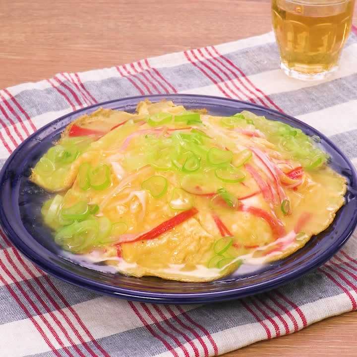 10分で作る ネギ塩天津飯のレシピ動画 作り方 Delish Kitchen 10分で作る ネギ塩天津飯のレシピ動画 作り方 Delish Kitchen