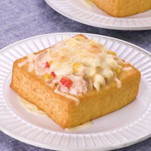 「厚揚げのツナマヨチーズ焼き」のレシピ動画