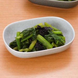「小松菜ののり和え」のレシピ動画