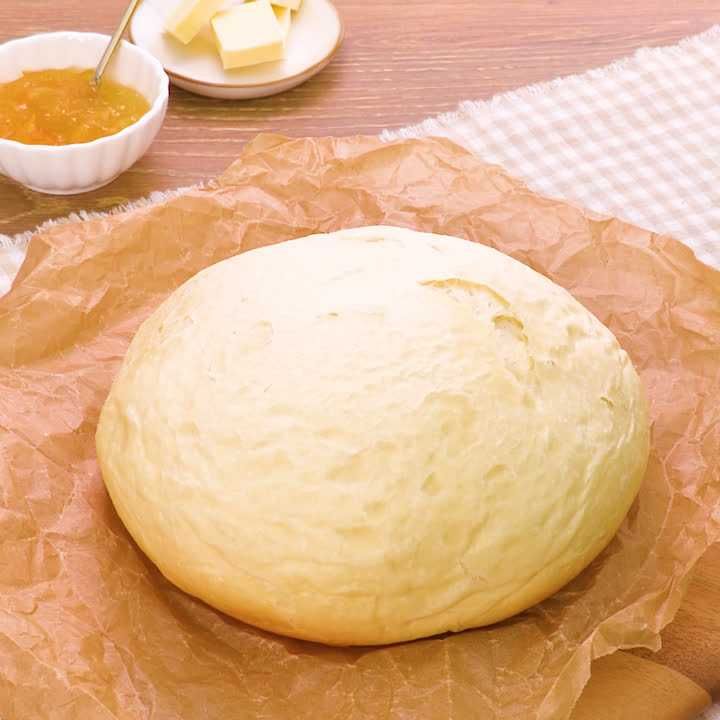 炊飯器でまん丸パン