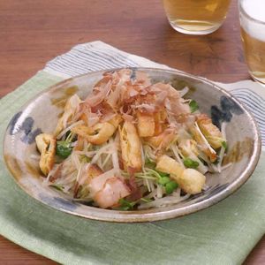 「大根と油揚げの梅ドレサラダ」のレシピ動画