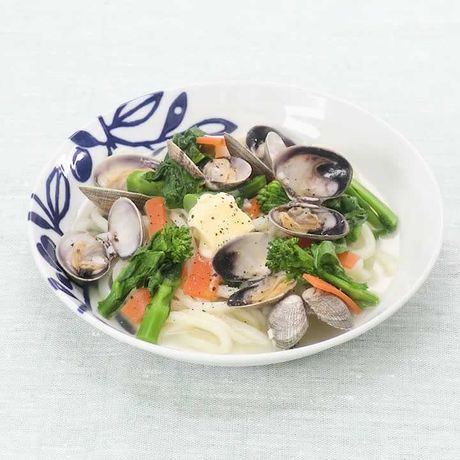 1週間使い切り献立 あさりと菜の花のガーリックバターうどんのレシピ動画 作り方 Delish Kitchen