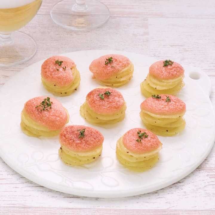 明太マヨのポテトスタック