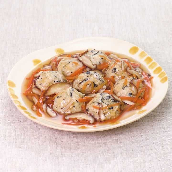 1週間使い切り献立 レンジできのこつくねあんのレシピ動画 作り方 Delish Kitchen