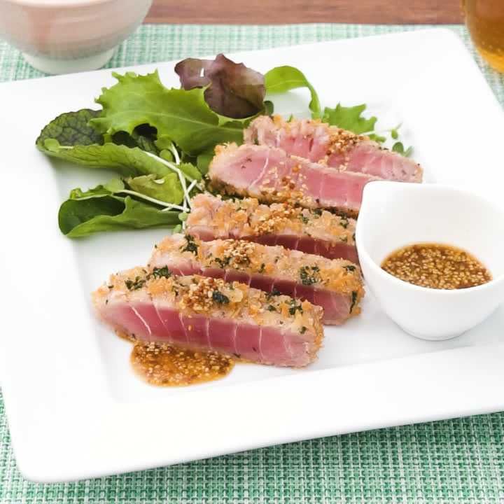 マグロのハーブレアかつ