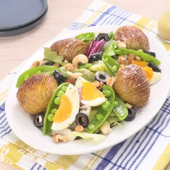 新じゃがとたっぷり野菜のサラダ