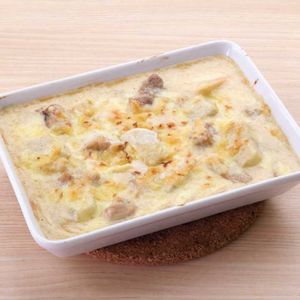 「八つ頭の味噌マヨグラタン」のレシピ動画