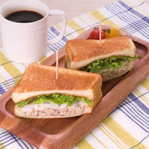 「さば缶のサンドイッチ」のレシピ動画