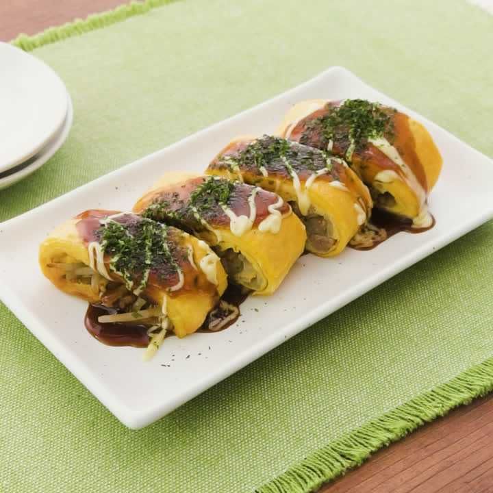 四角いオムもやし