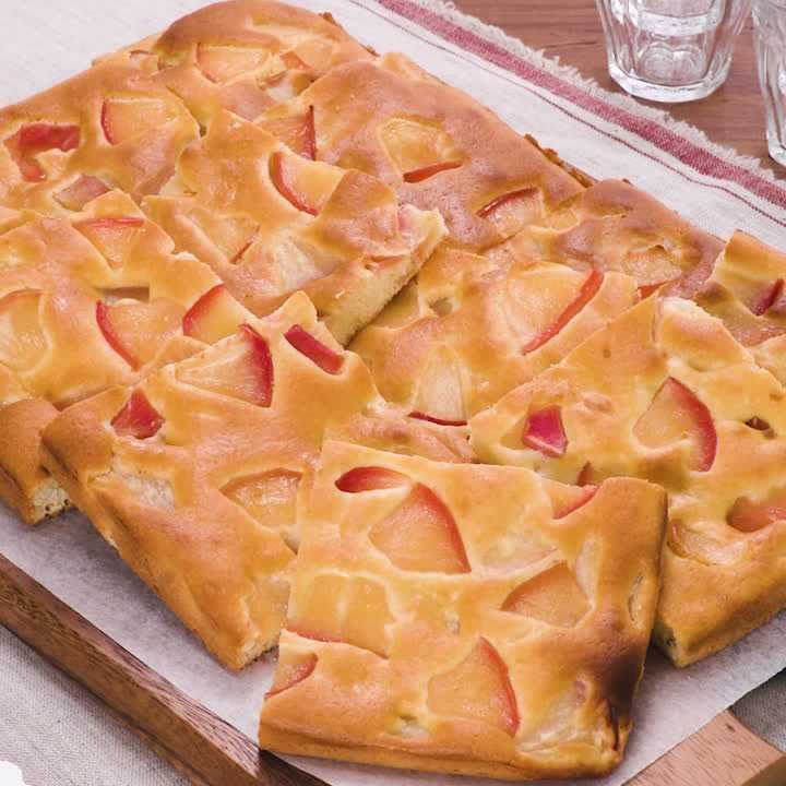 りんごの天板ケーキ