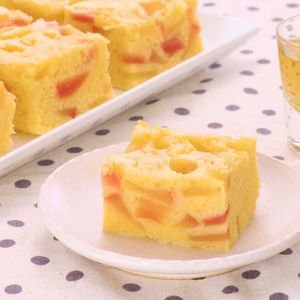 「りんごのレンジ蒸しパン」のレシピ動画
