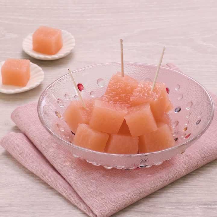 りんごのすりおろし寒天