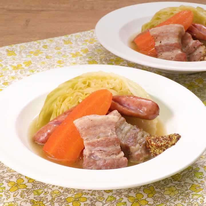 豚バラと春キャベツのスープ煮