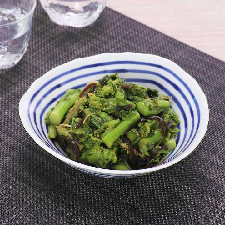 菜の花の浅漬け