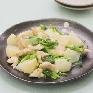 「かぶと鶏むねの中華煮」のレシピ動画