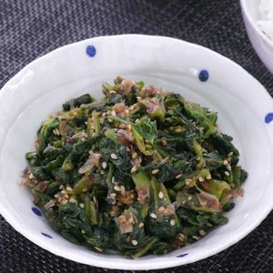 まんばのおかかごま炒め