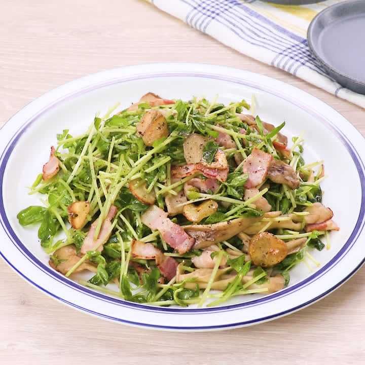副菜から主食まで♪豆苗(とうみょう)のレシピ30選