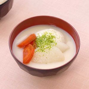 「あんもち雑煮」のレシピ動画