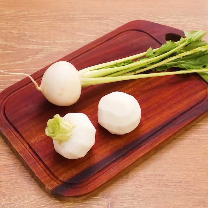 かぶの皮のむき方