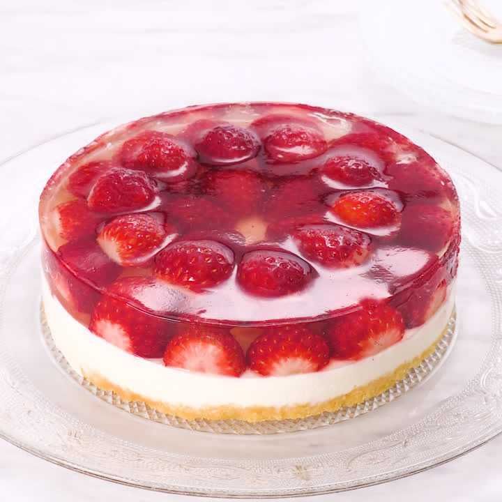 いちごのゼリームース