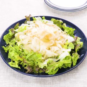 大根サラダのめんつゆドレッシングがけ
