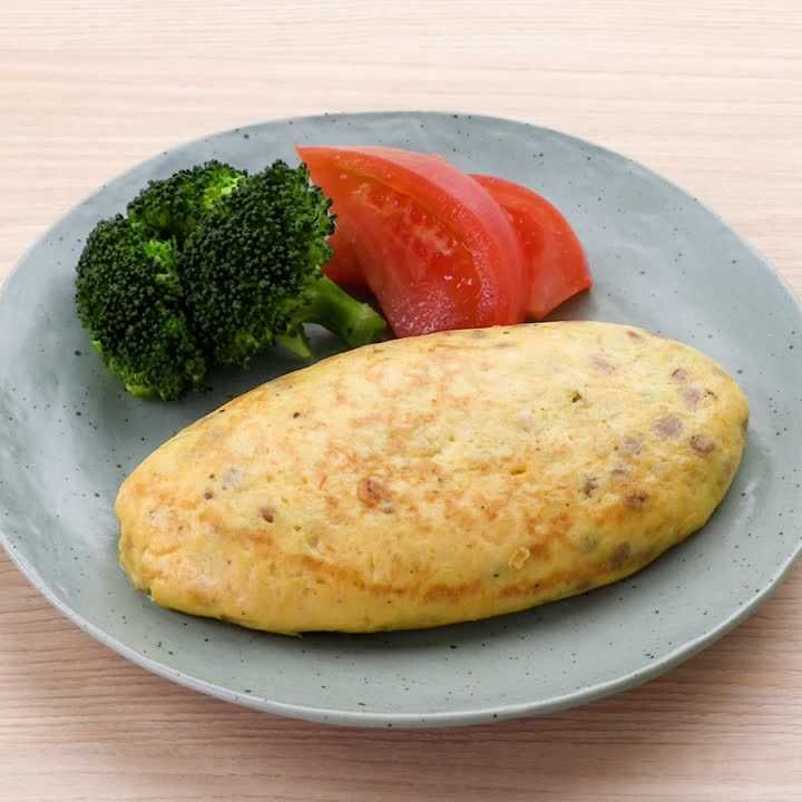 アボカド納豆オムレツ