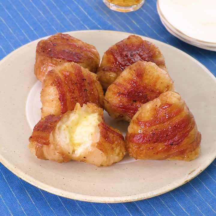 チーズの肉巻きおにぎり