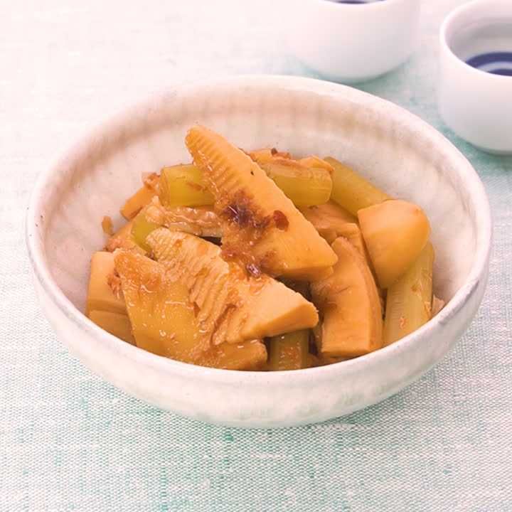 ふきとたけのこの土佐煮