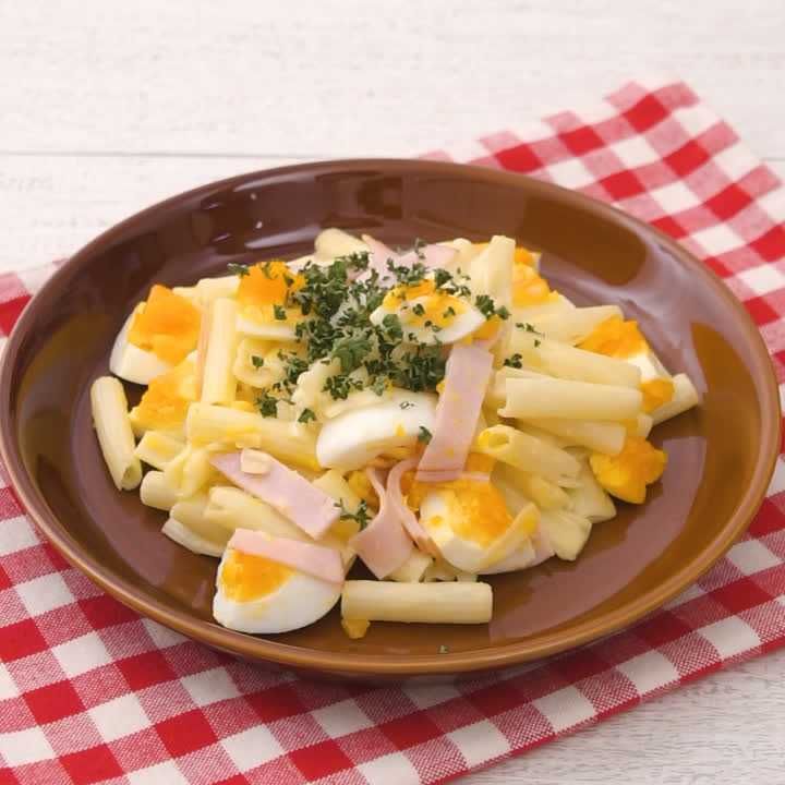 飽きのこないおいしさ 卵たっぷりマカロニサラダのレシピ動画 作り方 Delish Kitchen
