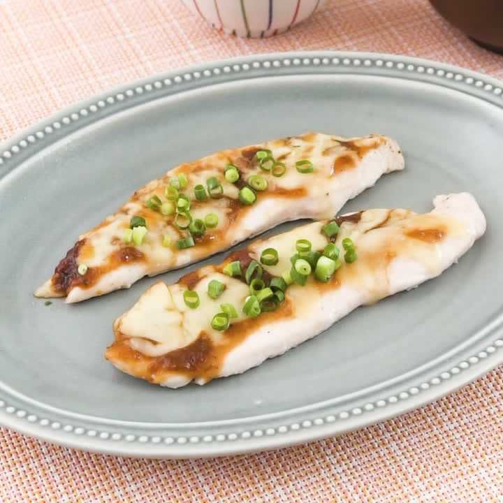 ささみのみそマヨチーズ焼き