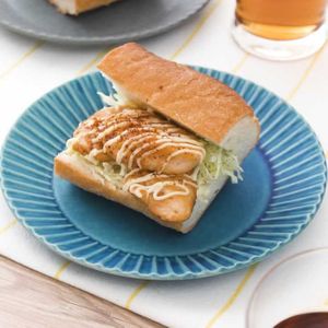 「照りマヨチキンサンド」のレシピ動画