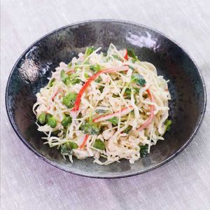 「切り干し大根とかいわれのマヨ和え」のレシピ動画