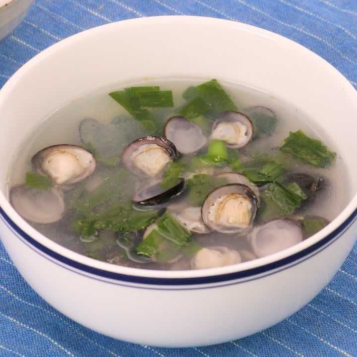 ニラたっぷりしじみ汁