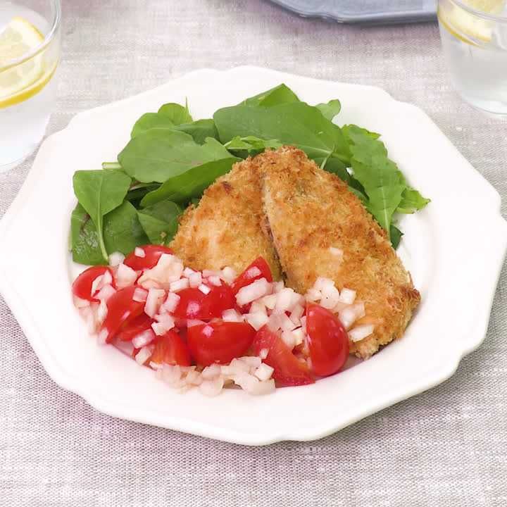 トースターアジフライのサルサソース