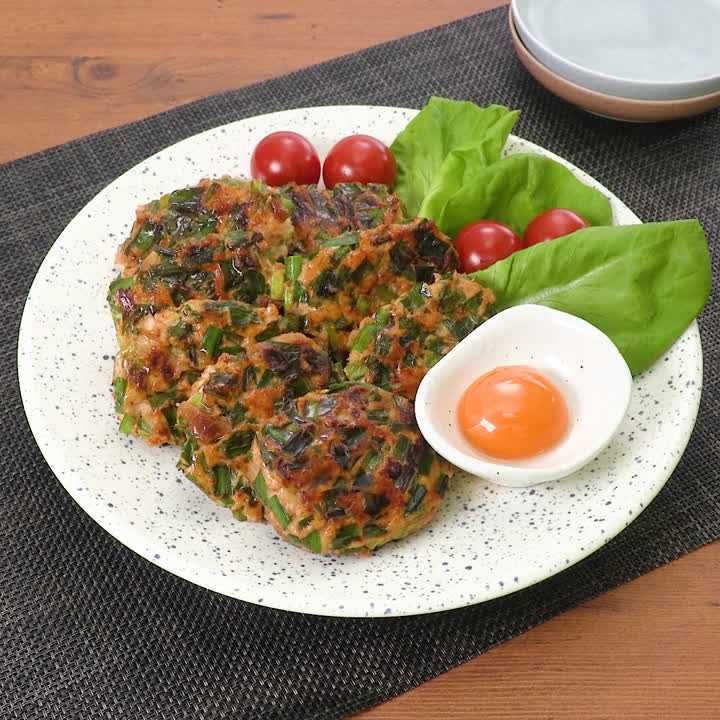 ニラキムチつくね