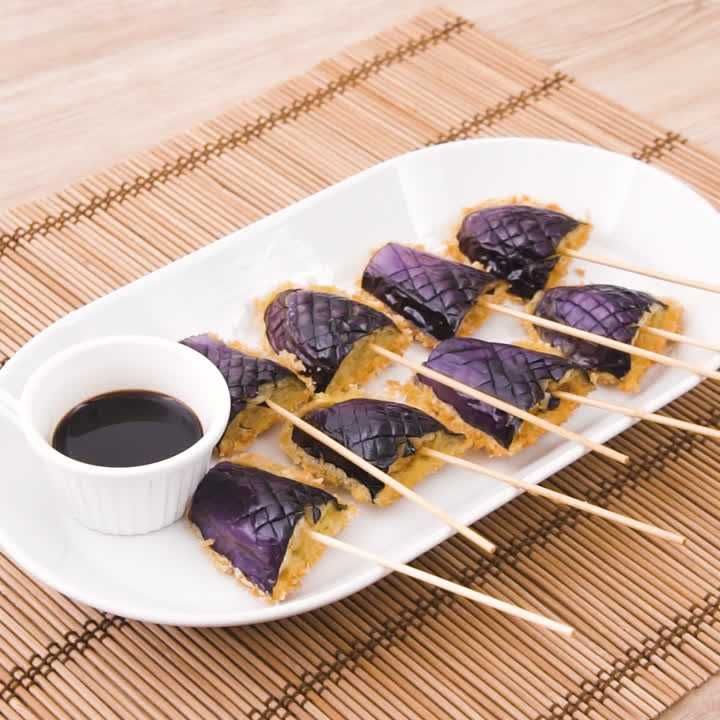 なすの串揚げ