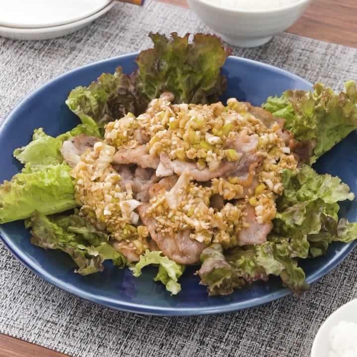 豚ロースの油淋鶏風