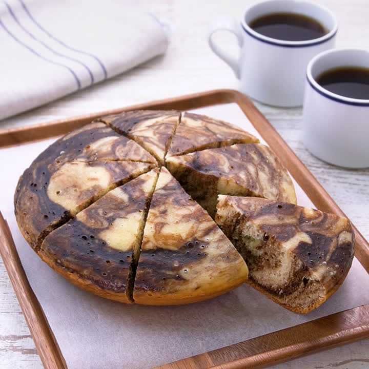 炊飯器カフェモカ蒸しパン