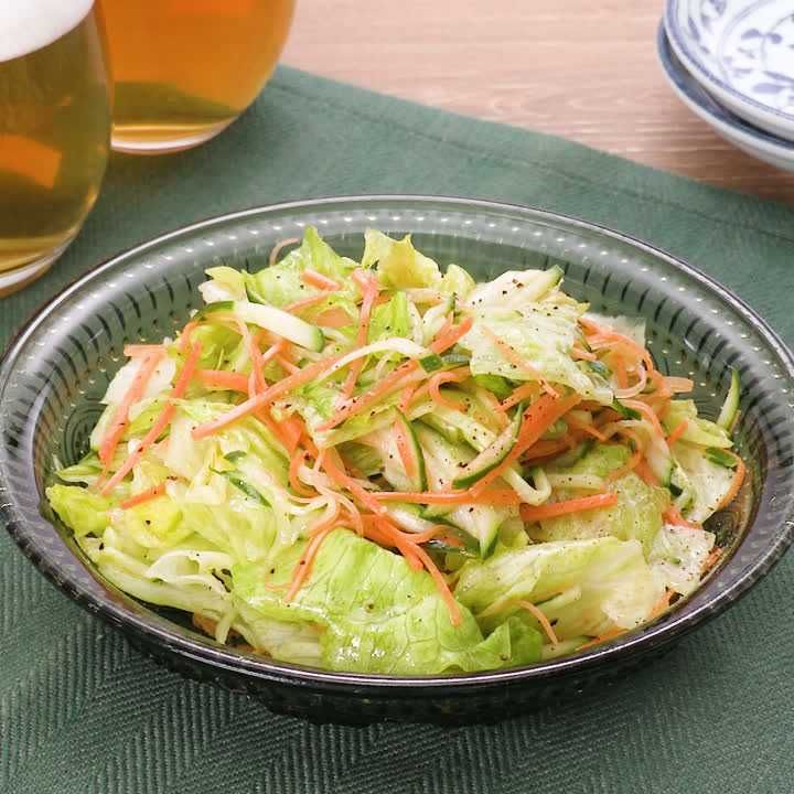 きゅうりとレタスのナムル