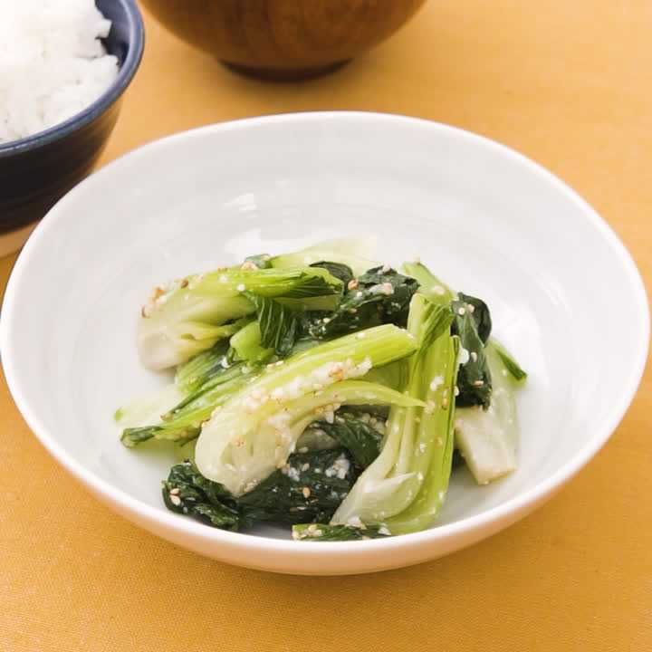 チンゲン菜の塩麹ナムル