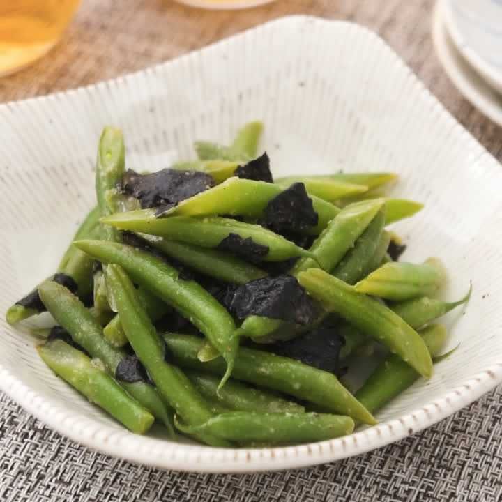 いんげんの塩だれナムル