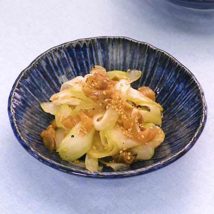 セロリのザーサイあえ