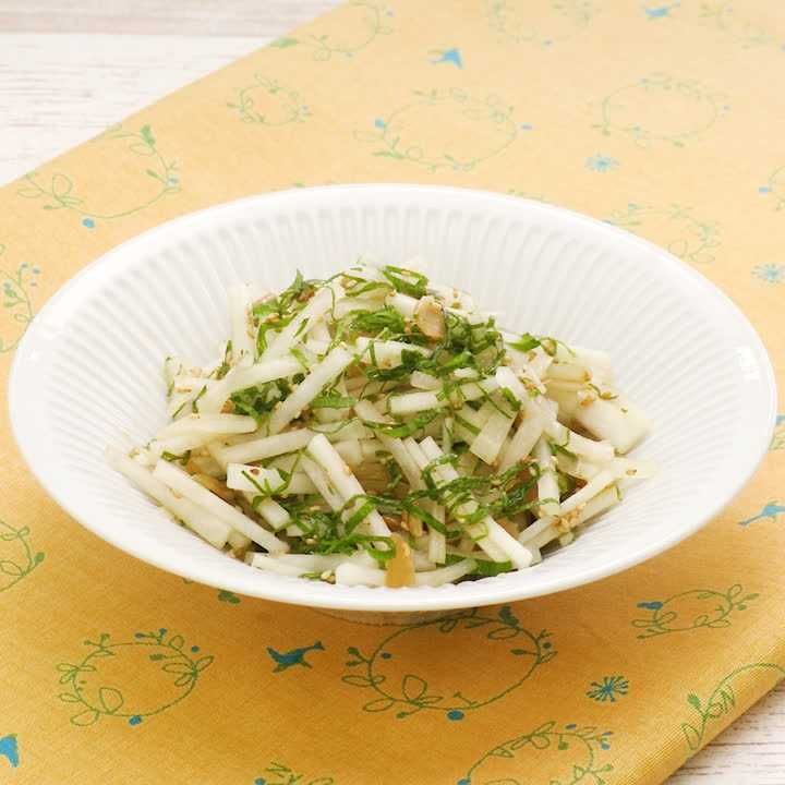 大根と大葉のザーサイサラダ