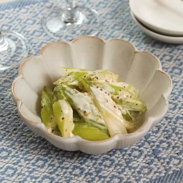 セロリのフレンチマスタードサラダ