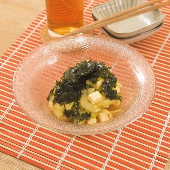 セロリのチョレギサラダ