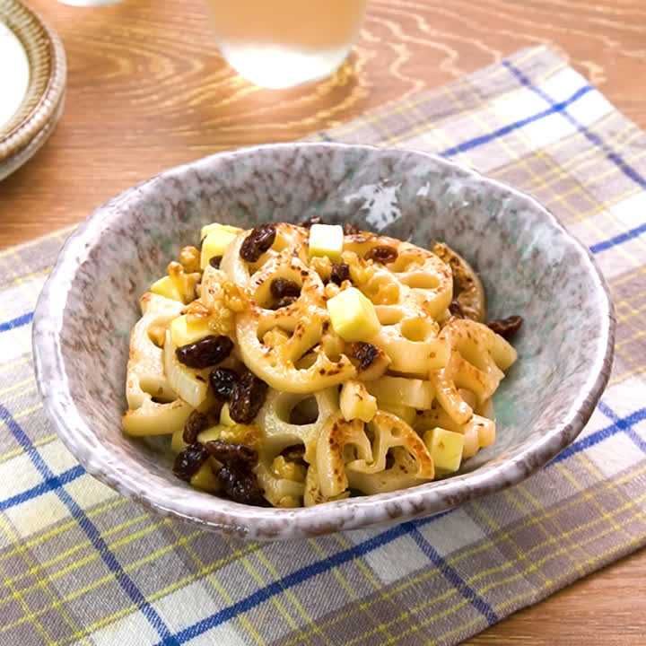 焼きレンコンのデリサラダ