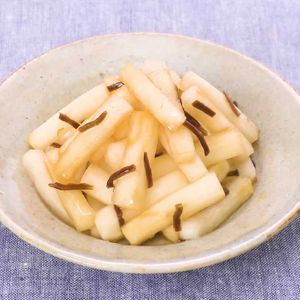 「大根の即席漬け」のレシピ動画